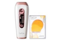 Box Máy Triệt Lông Halio IPL và Máy Rửa Mặt Halio - Shining Skin With Halio - Mustard