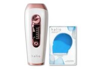 Box Máy Triệt Lông Halio IPL và Máy Rửa Mặt Halio - Shining Skin With Halio - Sky Blue