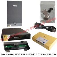 Box ổ cứng HDD SSK SHE085 2.5" Sata USB 3.0