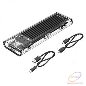 Box ổ cứng M.2 PCIe NVMe trong suốt Orico TCM2-C3