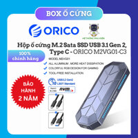 Box Ổ Cứng SSD M2 NVME RGB Tốc Độ 10Gbps ORICO M2VG01-C3, Kèm Dây Cáp - Hàng Chính Hãng, Bảo Hành 24 Tháng