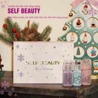 Box Quà Giáng Sinh Self Beauty 1 Son Bấm + 1 Son Oil