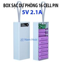 Box sạc dự phòng 16 cell 5V2.1A bản cao cấp chống ngược cực Model C16