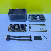 Box sạc dự phòng 4 cell 21700 ( màu xám )