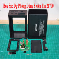 Box Sạc Dự Phòng 40.000mAh Công Suất 22.5w Vỏ Nhôm Dùng 8Cell 21700