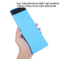 Box sạc dự phòng có SẠC NHANH chuẩn xịn, box sạc nhanh 10 cell 18650 (chưa có pin)