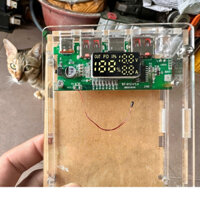 Box sạc dự phòng mica trong suốt pin 18650 mạch sạc nhanh 22.5w cảm biến nhiệt NTC , IP5356 (không pin)