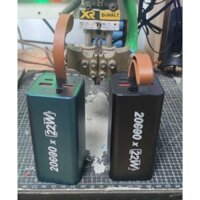 box sạc dự phòng vỏ nhôm 4 cell 21700 22.5w nhỏ gọn có quai sách