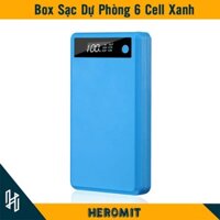 Box sạc dự phòng Xanh 6 Cell , có hỗ trợ sạc nhanh QC 3.0
