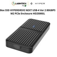 Box SSD HYPERDRIVE NEXT USB-4 Ver 2 80GBPS M2 PCIe Enclosure HD2500GL