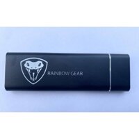 Box SSD M.2 PCIe/NVMe RAINBOWGEAR R320 USB 3.1 (Hỗ trợ 4T, vỏ kim loại, Kèm cáp USB to Type-C)