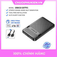 Box SSD Orico 2577V1 hỗ trợ SSD và HDD 2.5" ra cổng USB 3.0 chuẩn Sata 3 - hàng chính hãng