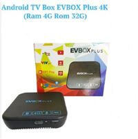 Box Tivi EVbox Plus chuẩn 4K (Ram 4G Rom 32G) Kết nối Bluetooth