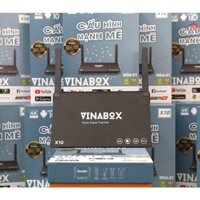 Box Tivi Vinabox X10 (2G/16G, 4G/32G - Bluetooth . hệ điều hành Android 10.0)