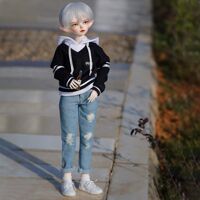 Boy BJD SD Doll Elves Ear 16 Inch 1/4 Elves Ear BJD Doll Including Clothes with Wig,Shoes,Accessories for Girls Gift (Renan)
