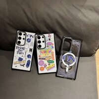Boy Group BTS Thu hút từ tính Vỏ điện thoại chống sốc Acrylic cứng chống vàng cho Samsung Galaxy S22 S23 Ultra S24 Plus Ốp lưng