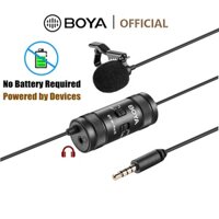 BOYA BY-M1 PRO II Mic thu âm 3.5 mic thu âm cài áo 6m micro có dây Thích hợp cho loa video trực tiếp