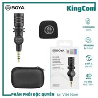 BOYA BY - M110 - Mic thu âm Plug-in TRRS Cho Điện Thoại Android Cổng 3.5mm - Hàng Chính Hãng/Bảo Hành 2 Năm
