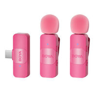 BOYA BY-V20 Pink – Dual-Channel Wireless Microphone