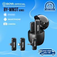BOYA BY-WM3T-U2 / BY-WM3T-D2 / BY-WM3T-M2 - Mic thu âm không dây, mic livestream, mic cài áo cho Điện thoại & Máy Ảnh