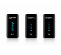 BOYA BY-XM6-S2 – Mic thu âm không dây 2.4GHz nhỏ gọn (RX/TX+TX)