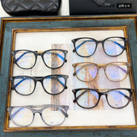 BOZQ CHA///L Same Style Box Glasses Frame Letter Leg with Myopic Glasses Option Women's Plain Face Look Small ch0879