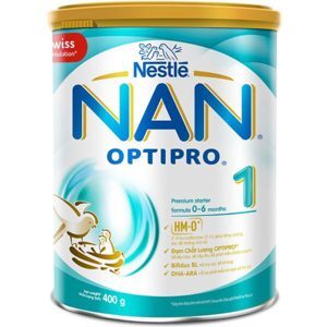 Sữa bột Nestle Nan Optipro 1 Nga - hộp 400g (dành cho trẻ từ 0 - 6 tháng)