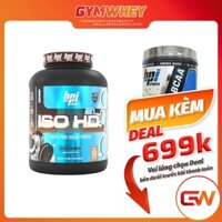 BPI ISO HD 5LBS 69 Lần Dùng Bổ Sung Protein Giúp Tăng Cơ Bpi Sports ISO HD 100% PURE ISOLATE PROTEIN