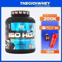 Bpi Sport ISO HD 5lb 2.3kg  Whey Protein Sữa Tăng Cơ Cho Người Tập Gym Bổ Sung Đạm Phát Triển Cơ Bắp