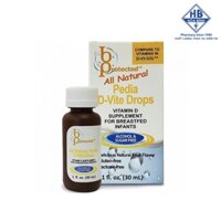 BPROTECTED - Thực phẩm bảo vệ sức khỏe Bổ sung Vitamin D cho trẻ em ALL NATURAL PEDIA D - VITE DROPS