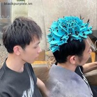 Bpurple 24 / 25 Cái S / M / L Có Thể Tái Sử Dụng Perm Tóc Sóng Uốn Tóc Kẹp Tạo Kiểu Cho Người Đàn Ông Tiệm Cắt Tóc Salon Móc Vòng Tóc Con Lăn Làm Tóc.