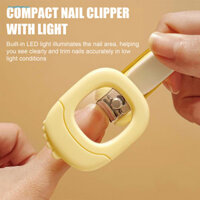 [Br] Tông đơ cắt móng tay nhỏ gọn với tông đơ cắt móng tay gấp nhẹ Tông đơ cắt móng tay 3 trong 1 có đèn Led và kính lúp cho trẻ sơ sinh Người lớn Dụng cụ chải lông làm móng tay