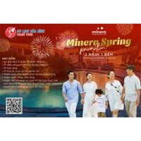 BR- Vũng Tàu [ E-voucher] Du lịch Hoà Bình Combo Nghỉ dưỡng  tại Minera Hotspring Bình Châu 2N1D