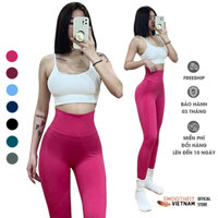Bra - Quần Dài Tập Gym Nữ - Chất Liệu Dệt Cao Cấp SmoothFitVN B03-Q6600 Co Dãn 4 Chiều - Tập Gym, Yoga, Thể Dục.