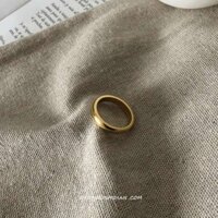 bracelets + neck + rings female silver rings silver rings men's and women's double rings Pha Lê ins Niche Thiết Kế Đơn Giản Tất Cả Trận Đấu Tròn Bóng Nhật Bản Ánh Sáng Sang Trọng Cao Cấp Thép Titan Cặp Đôi Nam Nữ Nhẫn