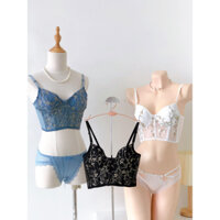 Bra/Corset Ren Hoa Nổi