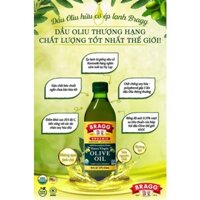 [Bragg] Dầu Extra Virgin Olive - Dầu oliu ép lạnh hữu cơ Bragg