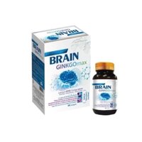 BRAIN GINKGO MAX ( Hộp 60 viên uống - dinh dưỡng tế bào não, hỗ trợ giấc ngủ, hỗ trợ điều trị sau tai biến tắc mạch)