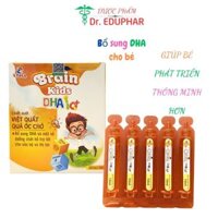 Brain Kids DHA hộp 20 ống * 10ml Thực phẩm hỗ trợ bổ não và thị lực cho trẻ phát triển trí thông minh tốt nhất