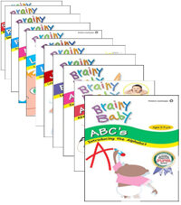Brainy Baby - Tiếng Anh Cho Trẻ Từ 1 Đến 5 Tuổi (Trọn Bộ 12 DVD)