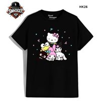 Brand Tổng hợp các mẫu áo thun Hello Kitty và những người bạn, áo phông cute HK30 HK26