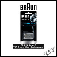 [BRAUN] Đầu thay thế cho máy cạo râu điện Series 7 Lưỡi dao cạo thay thế 70S