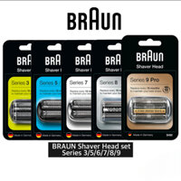 [Braun] Máy cạo râu điện Braun Đầu thay thế Series 3 / 5 / 6 / 7 / 8 / 9 Lưỡi dao cạo 21B / 32B / 54B / 53B / 73S / 83M / 94M