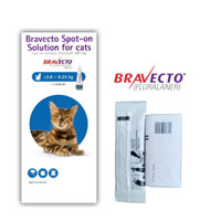 BRAVECTO MÈO DIỆT VE, RẬN TAI (DẠNG NHỎ GÁY)