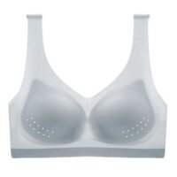 Breathable Women Seamless Bra Every Day  No Wires  Wide Strap - M, M