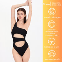 Breeez - Bộ đồ bơi nữ một mảnh liền thân kín đáo cao cấp Bali Black bikini 1 mảnh cho nàng đi biển