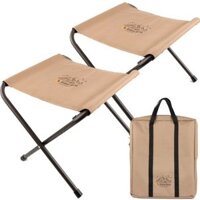 Breeze Moon Ghế BBQ rộng có thể gập lại 2p + Bộ túi đựng đồ, Màu be & Xanh ô liu, 1 Bộ