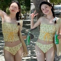 BREEZE_ROS Bikini 2 Mảnh Dành Cho Nữ Đồ Bơi Tankini Đi Biển Co Giãn Lưng Cao Thời Trang Và Gợi Cảm V121