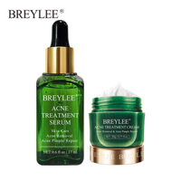 BREYLEE Acne Solution Set Acne Treatment Serum Cream Spots Pimple Removal Essence Anti Acne Scar Skin Care