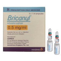Bricanyl 0.5mg/ml giảm co thắt trong hen phế quản